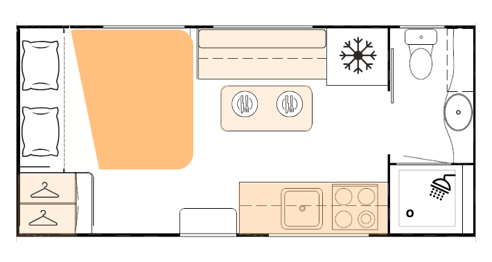 Nova Caravans Revivor floorplan 1 of 6
