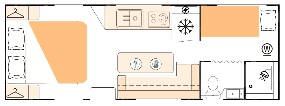 Nova Caravans Terra Sportz floorplan 10 of 11