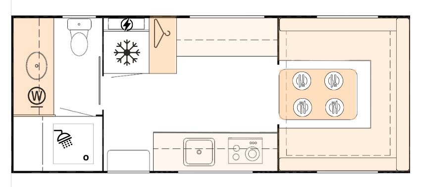 Nova Caravans Terra Sportz floorplan 5 of 11
