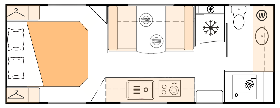 Nova Caravans Terra Sportz floorplan 7 of 11