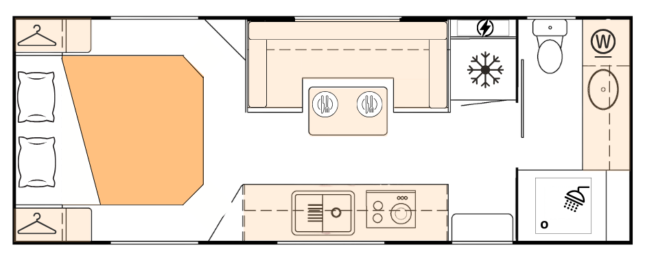 Nova Caravans Terra Sportz floorplan 8 of 11