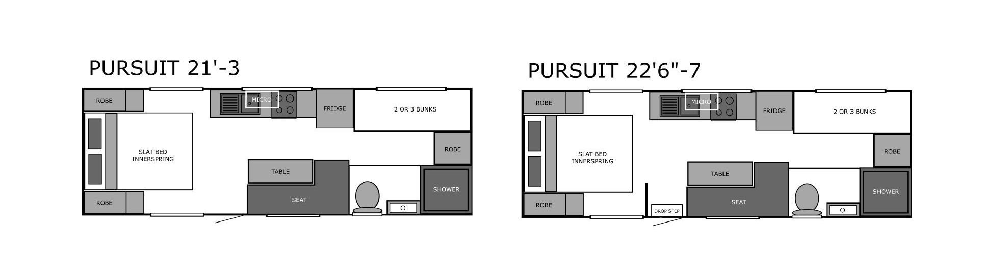 Olympic Caravans Pursuit floorplan 1 of 2