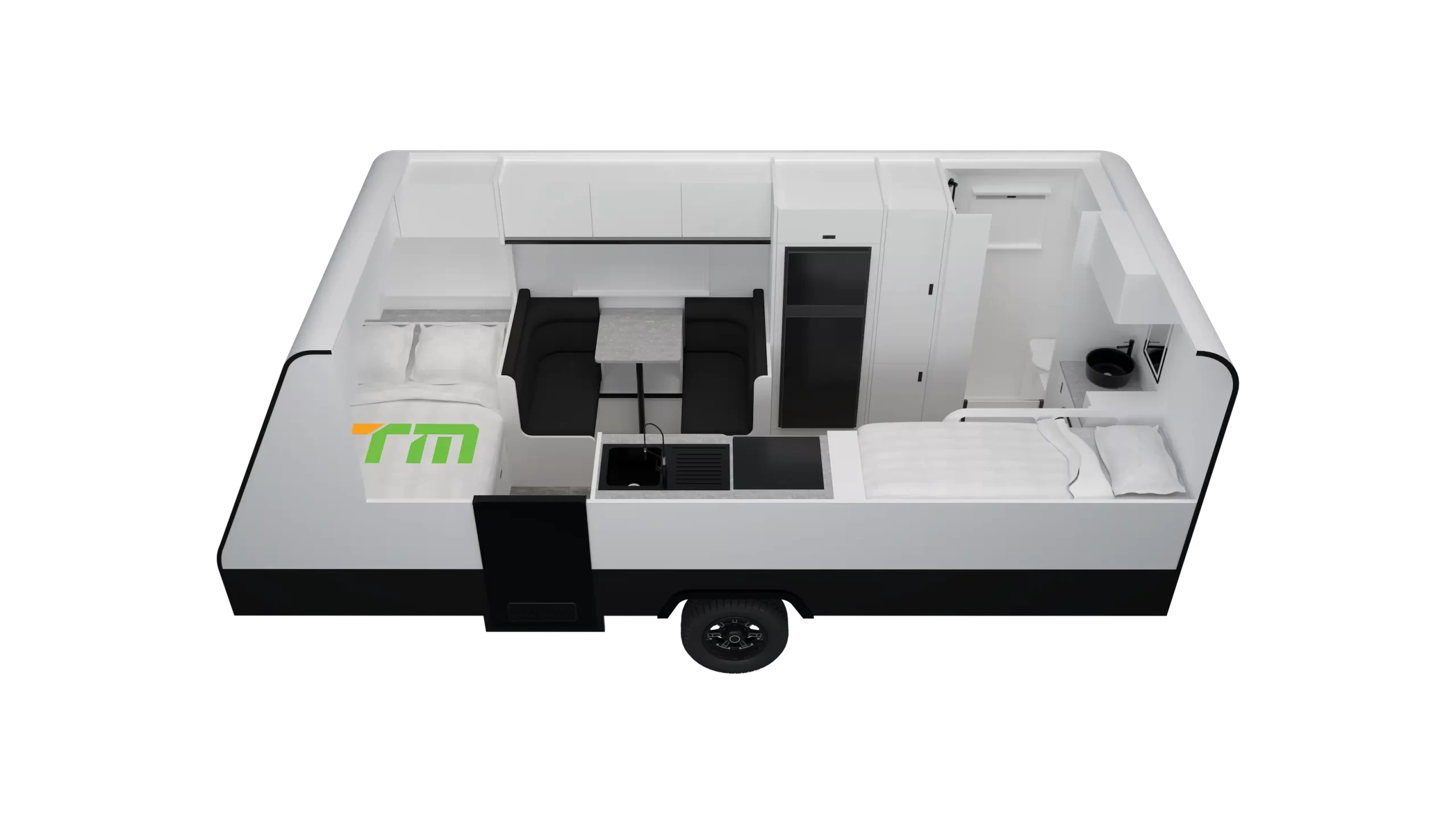 On The Move Caravans Adventure floorplan 2 of 7