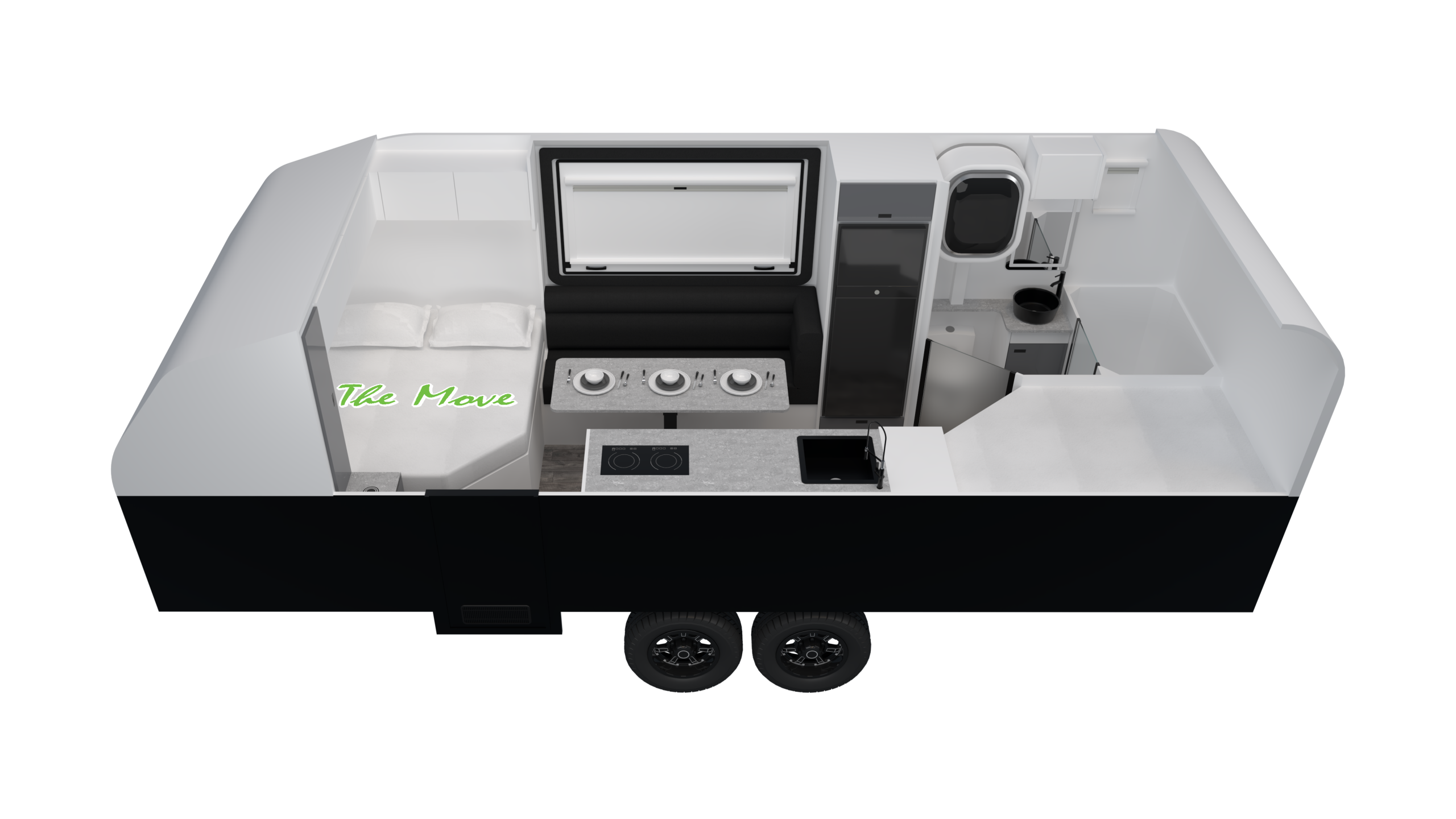 On The Move Caravans Traxx floorplan 3 of 4