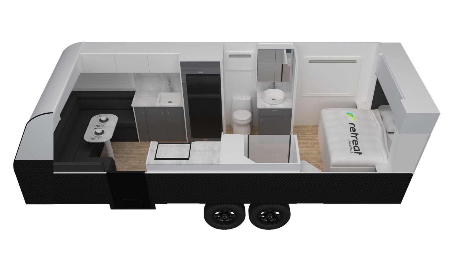 Retreat Caravans ERV floorplan 5 of 6