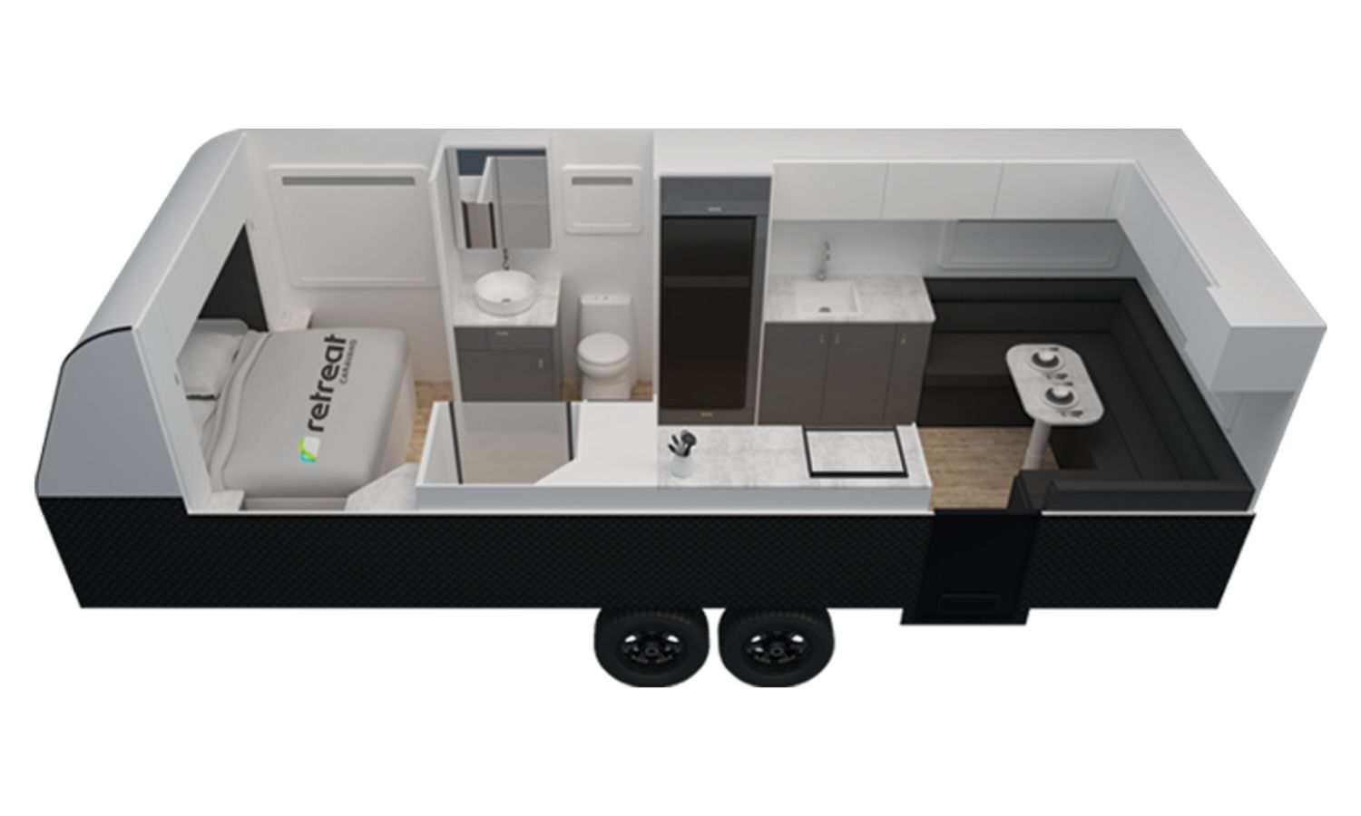 Retreat Caravans Fraser floorplan 6 of 6