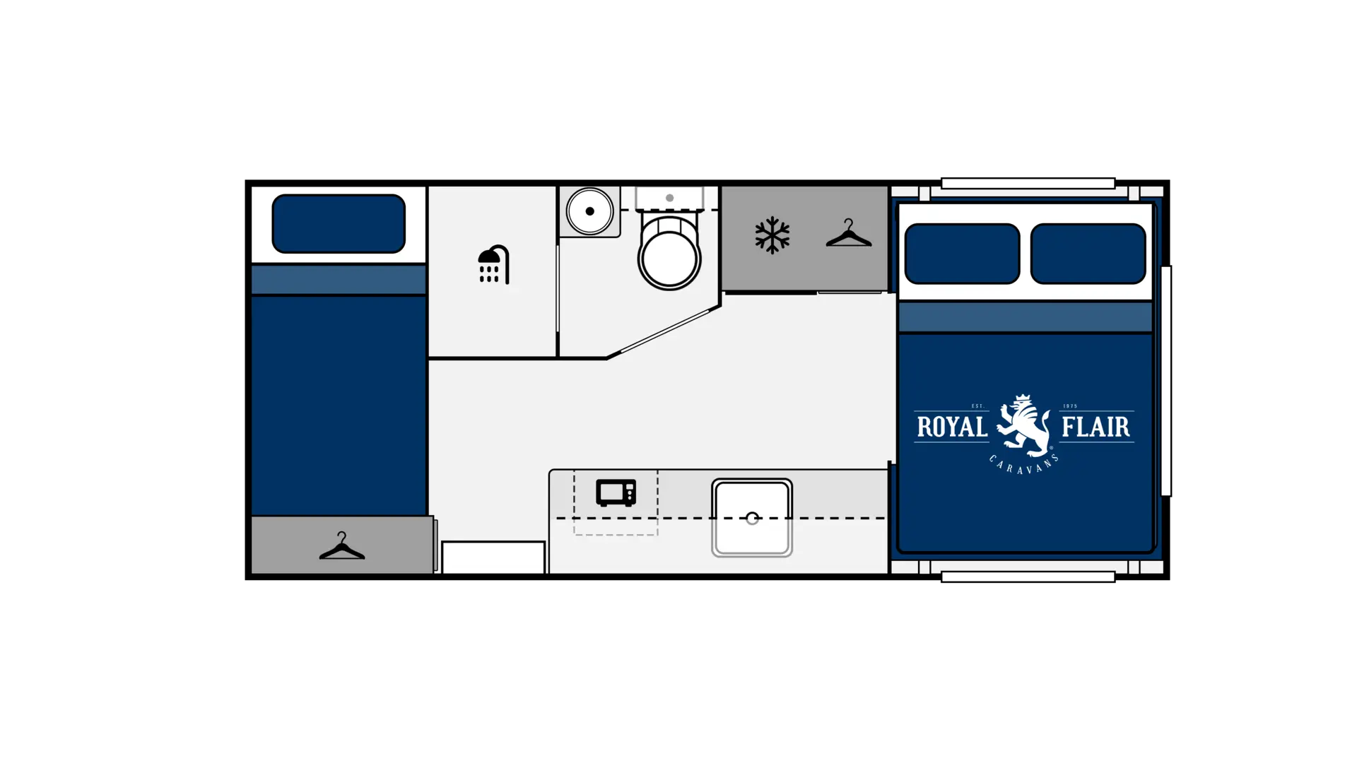 Royal Flair Caravans Razor XT floorplan 4 of 4