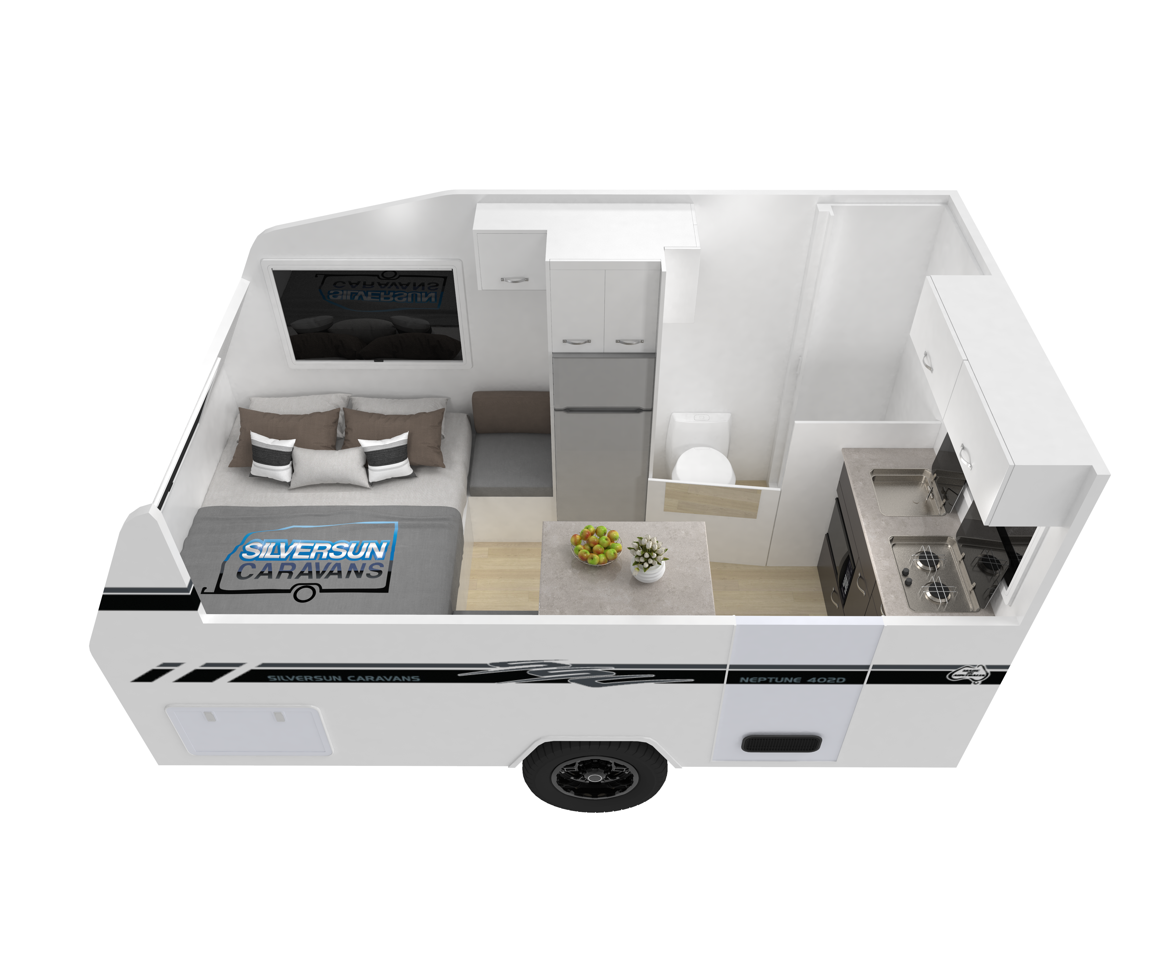 Silversun Caravans Neptune floor plan 1 of 3