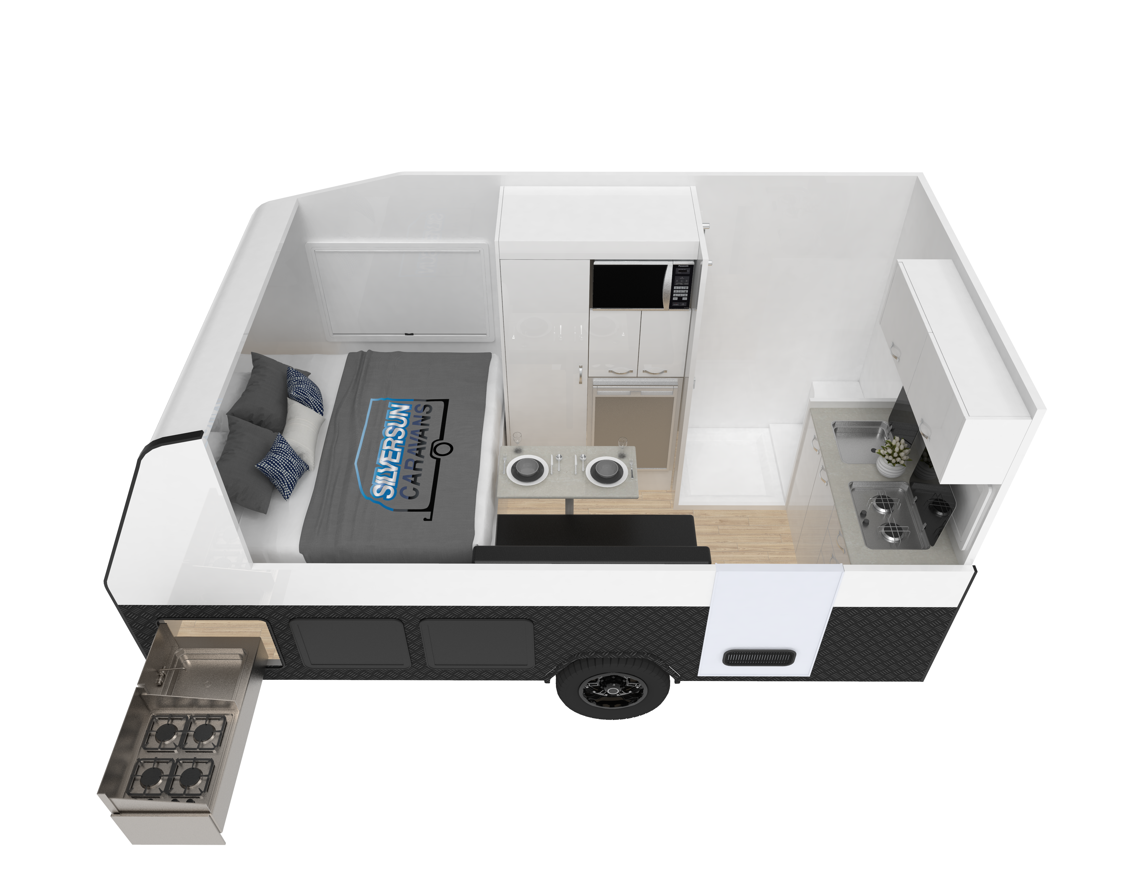 Silversun Caravans Shockwave floor plan