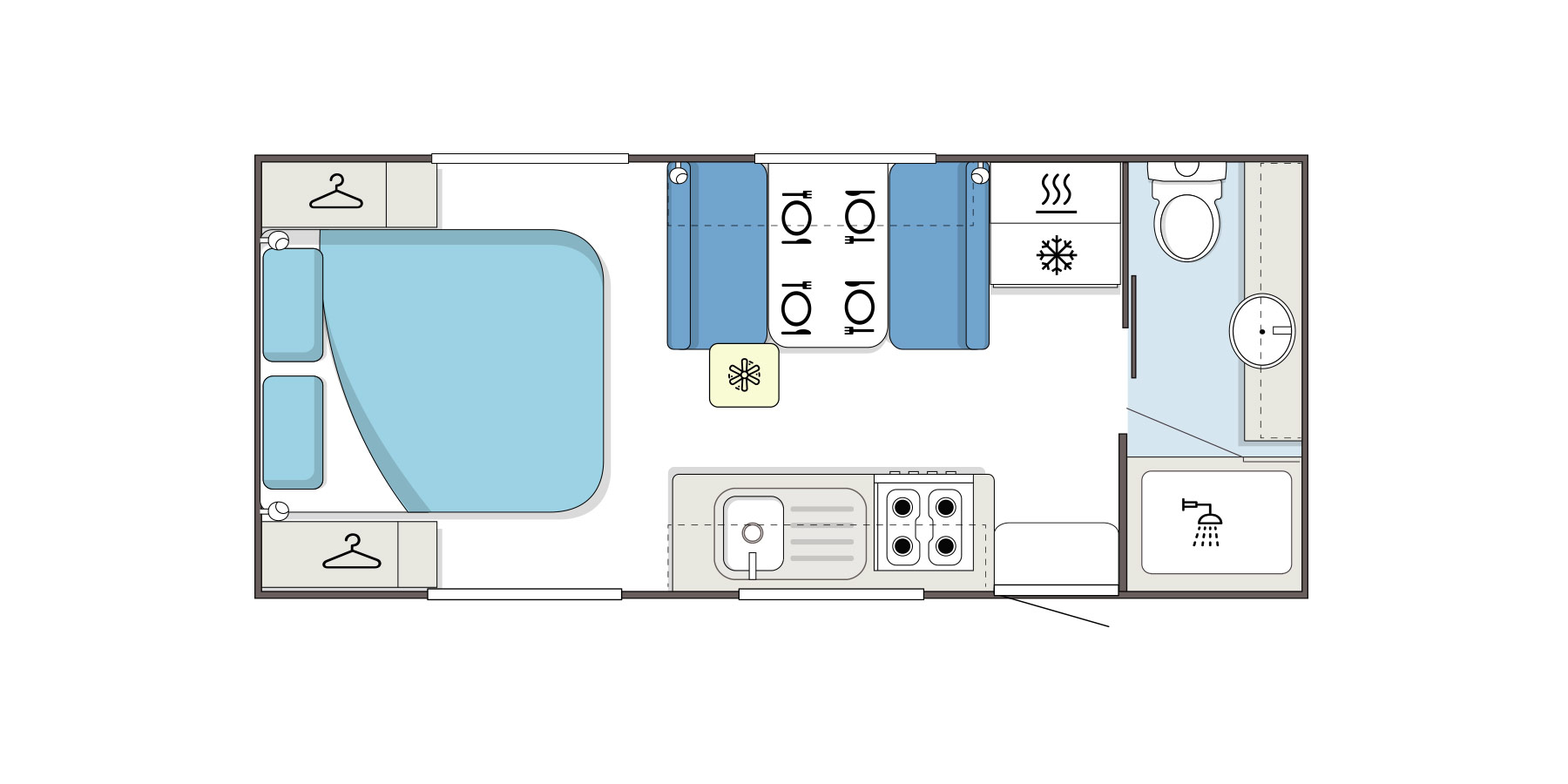 Supreme Caravans Executive floorplan 2 of 6