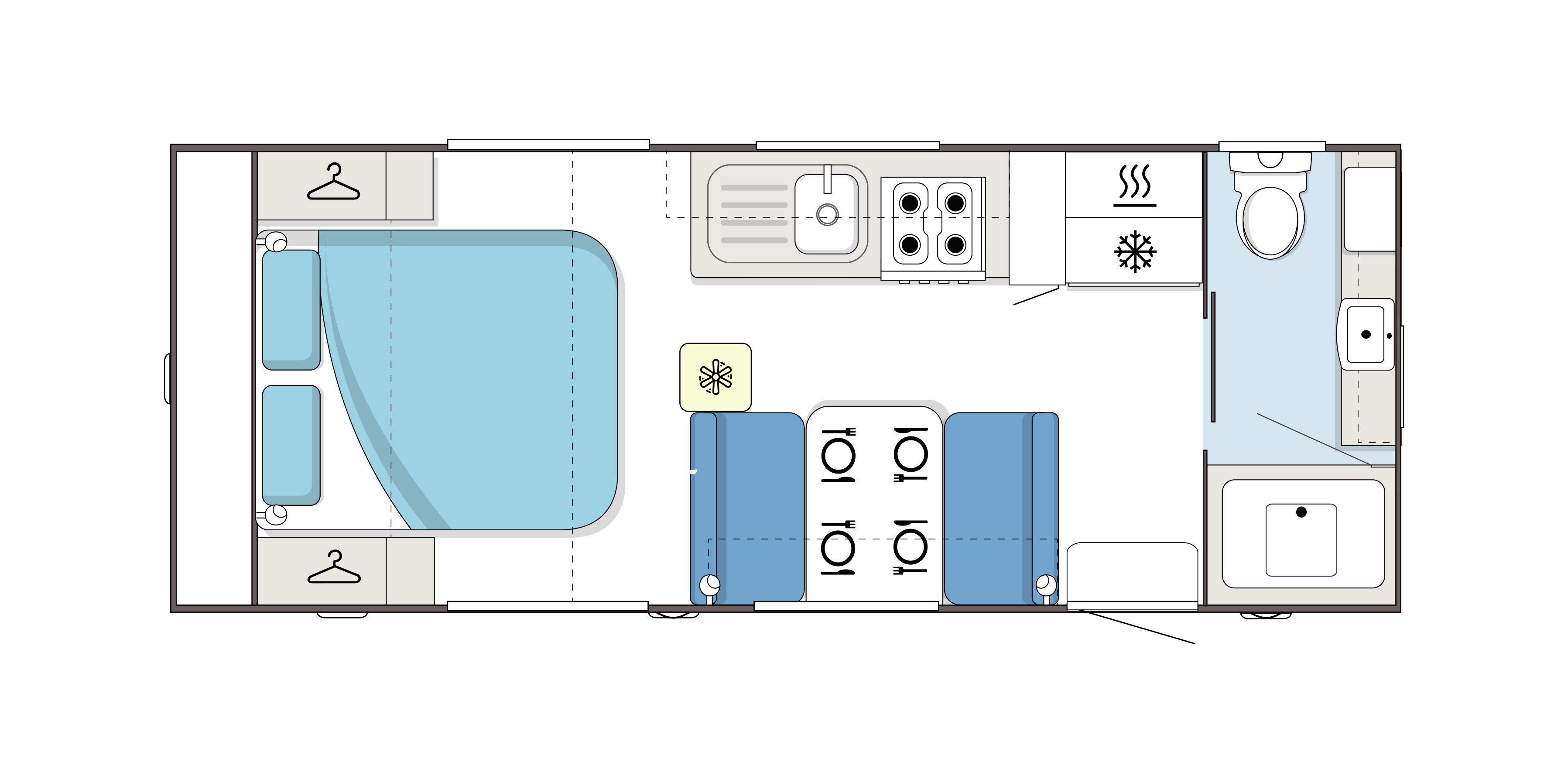 Supreme Caravans Executive floorplan 3 of 6