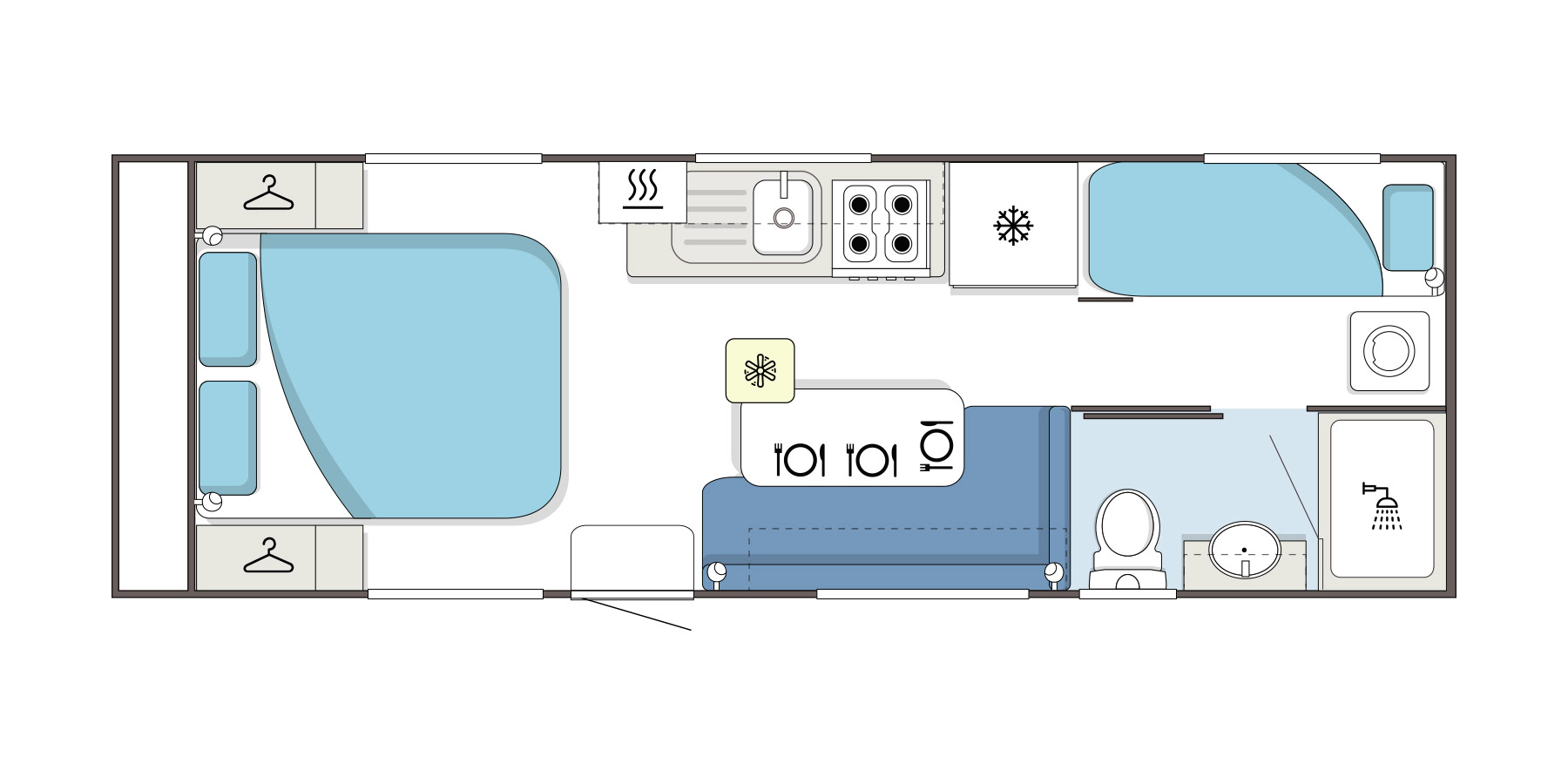 Supreme Caravans Territory X floorplan