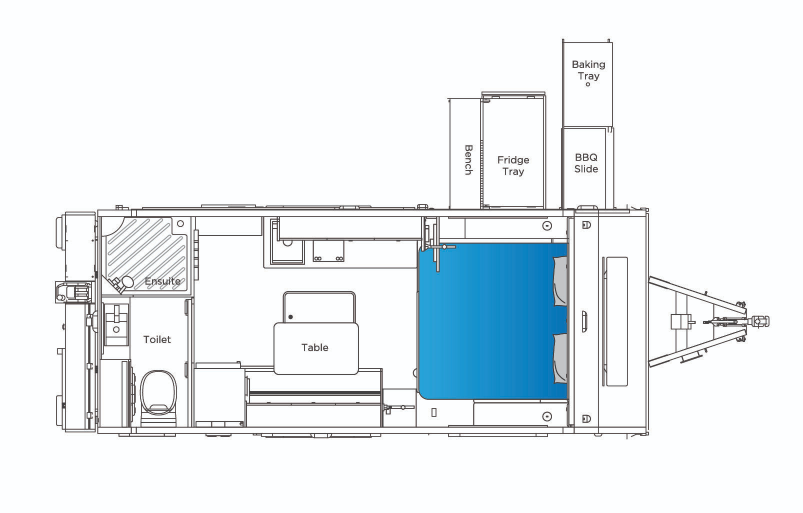 SUV Caravans Navigator HR floor plan