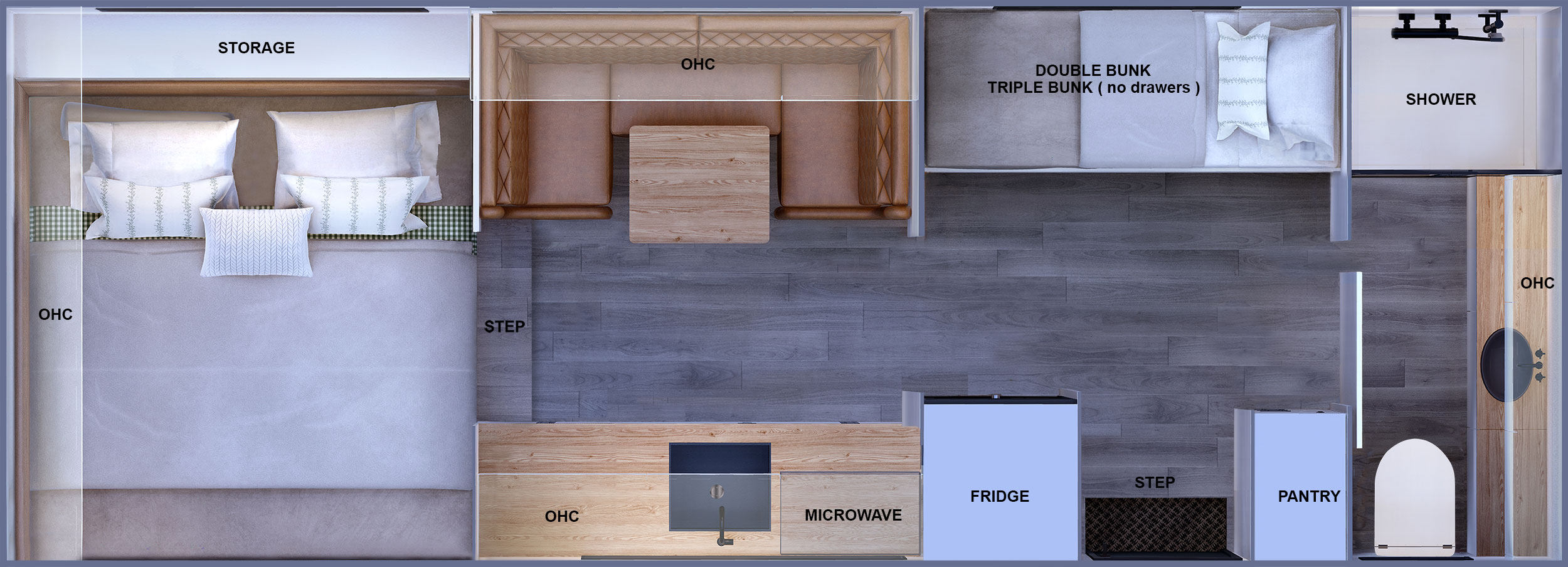 Titanium Caravans CS1 floorplan 2 of 2