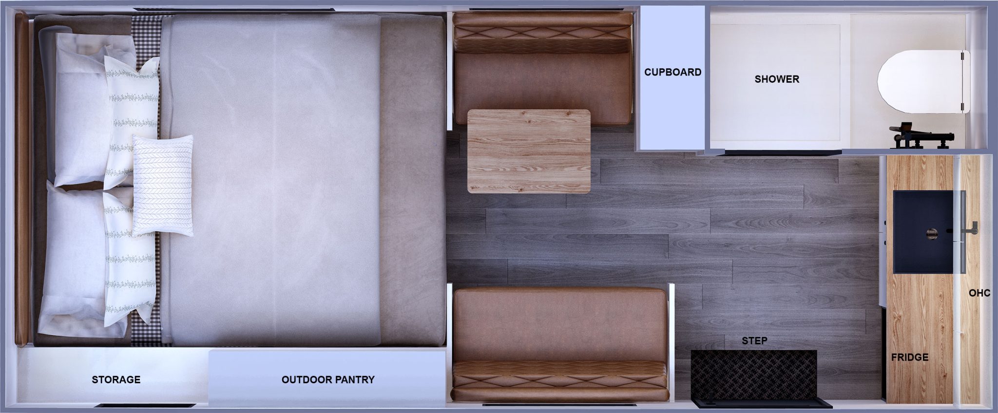 Titanium Caravans HS1 floorplan 1 of 6