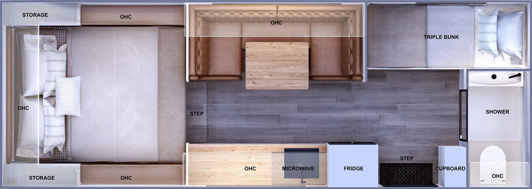 Titanium Caravans HS1 floorplan 6 of 6