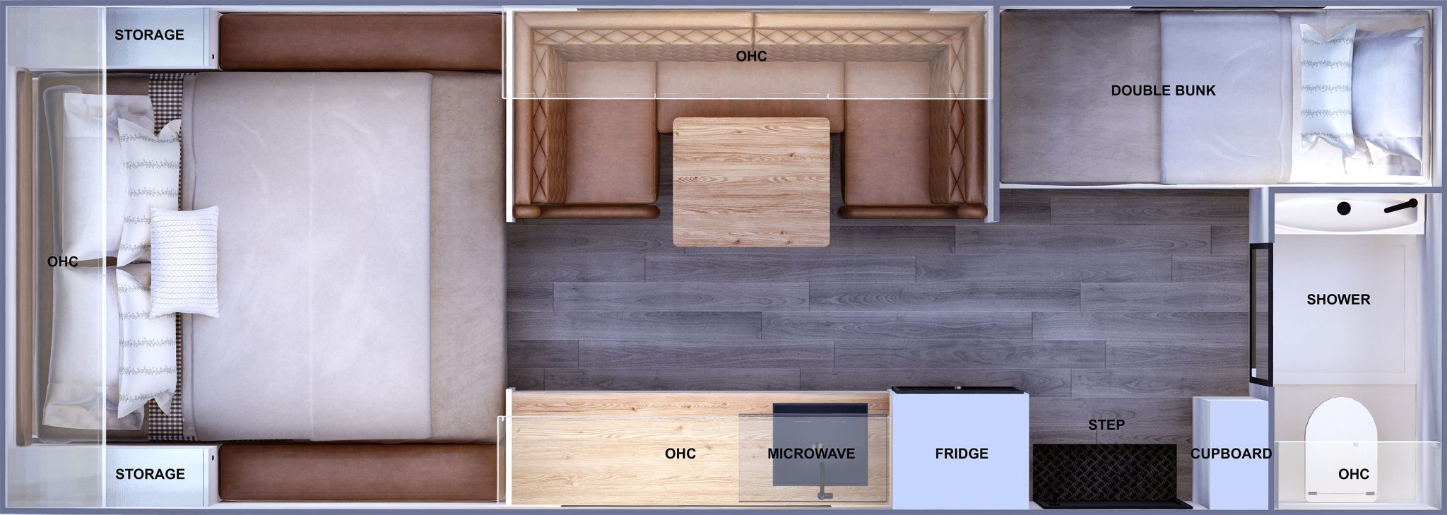 Titanium Caravans HS2 floorplan 1 of 6