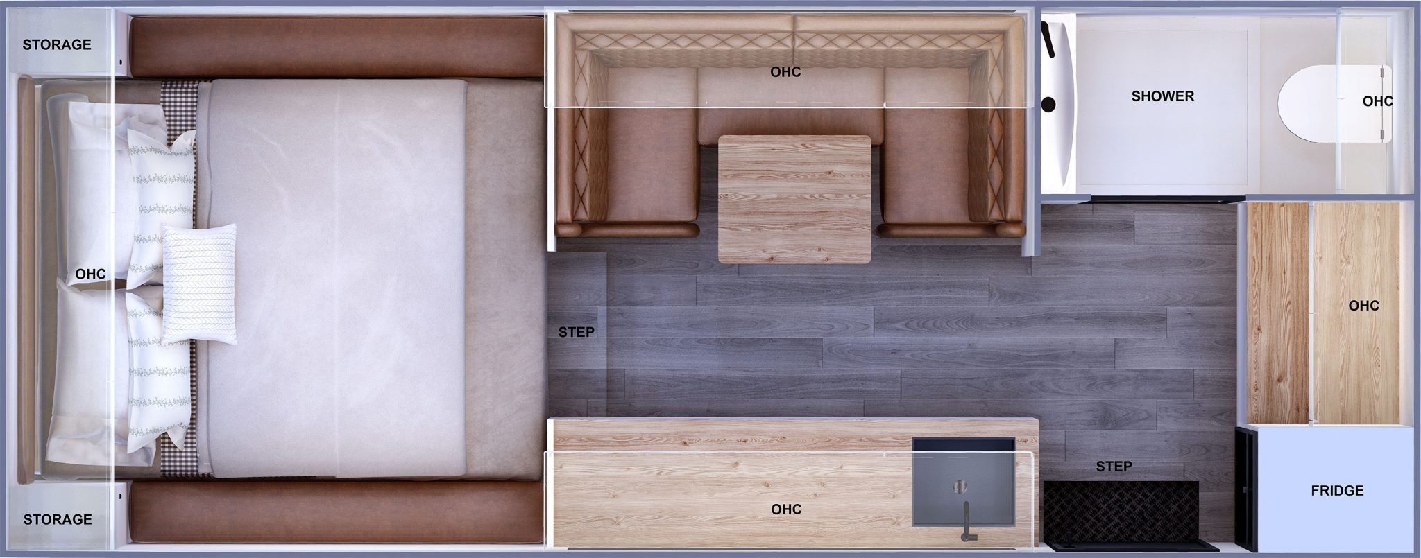 Titanium Caravans HS2 floorplan 4 of 6