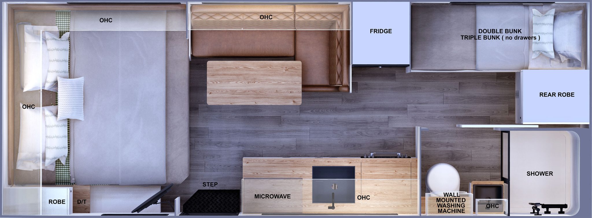 Titanium Caravans S3 floorplan 3 of 6