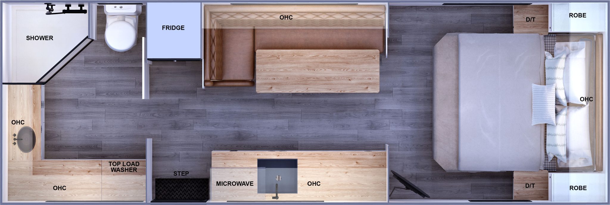Titanium Caravans WS1 floorplan 2 of 3