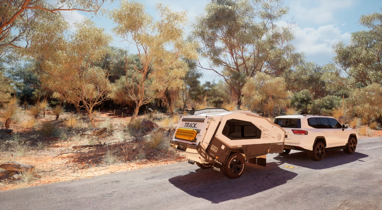 Track Trailer Tvan Lightning MK6