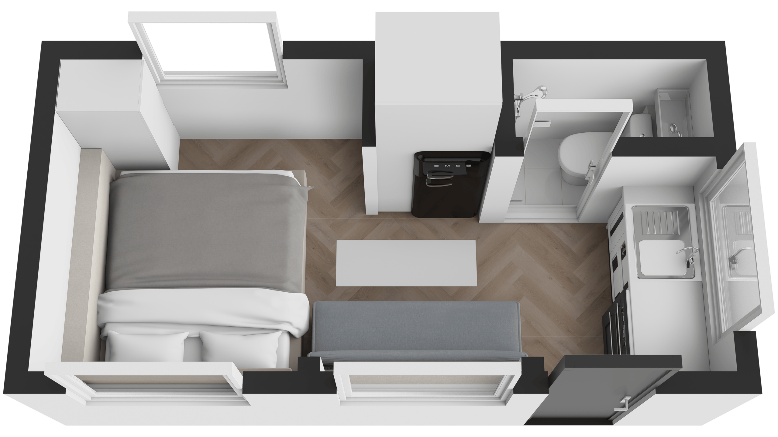 Traveller Caravans Destination Cruise floorplan 2 of 8