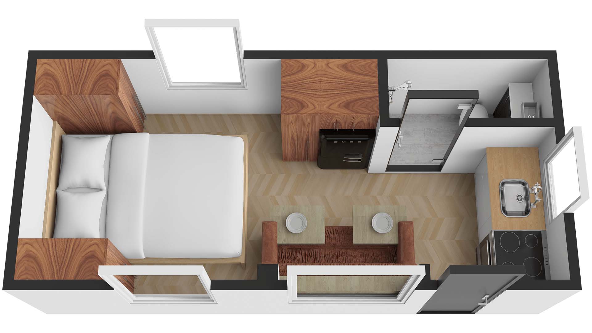 Traveller Caravans Destination Cruise floorplan 4 of 8