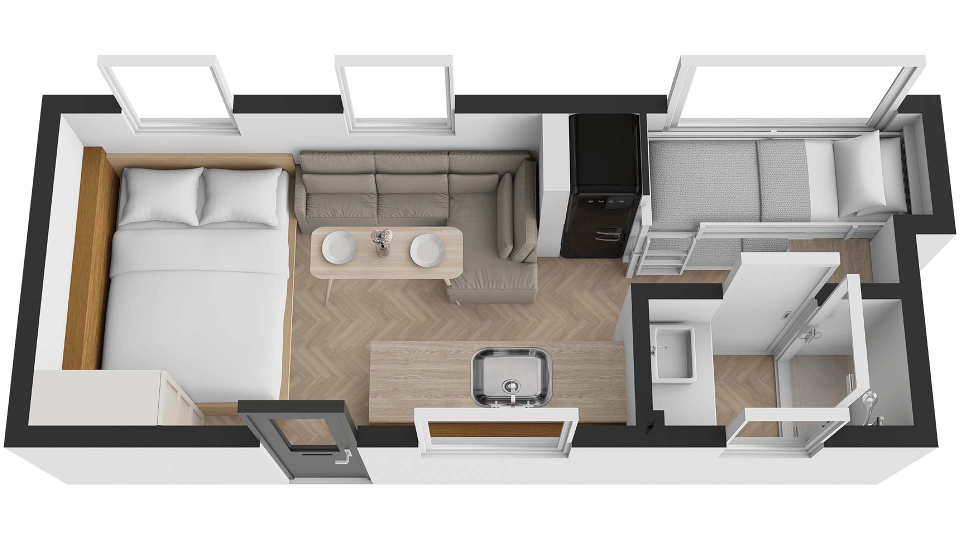 Traveller Caravans Destination Cruise floorplan 6 of 8