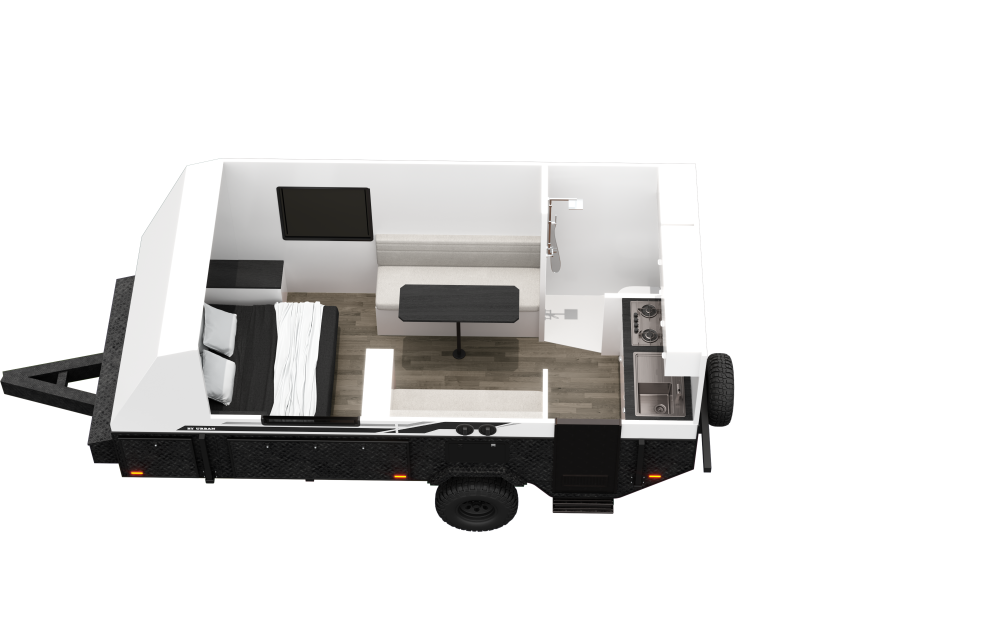 Urban Caravans Tungsten Armorlite floor plan 1 of 2