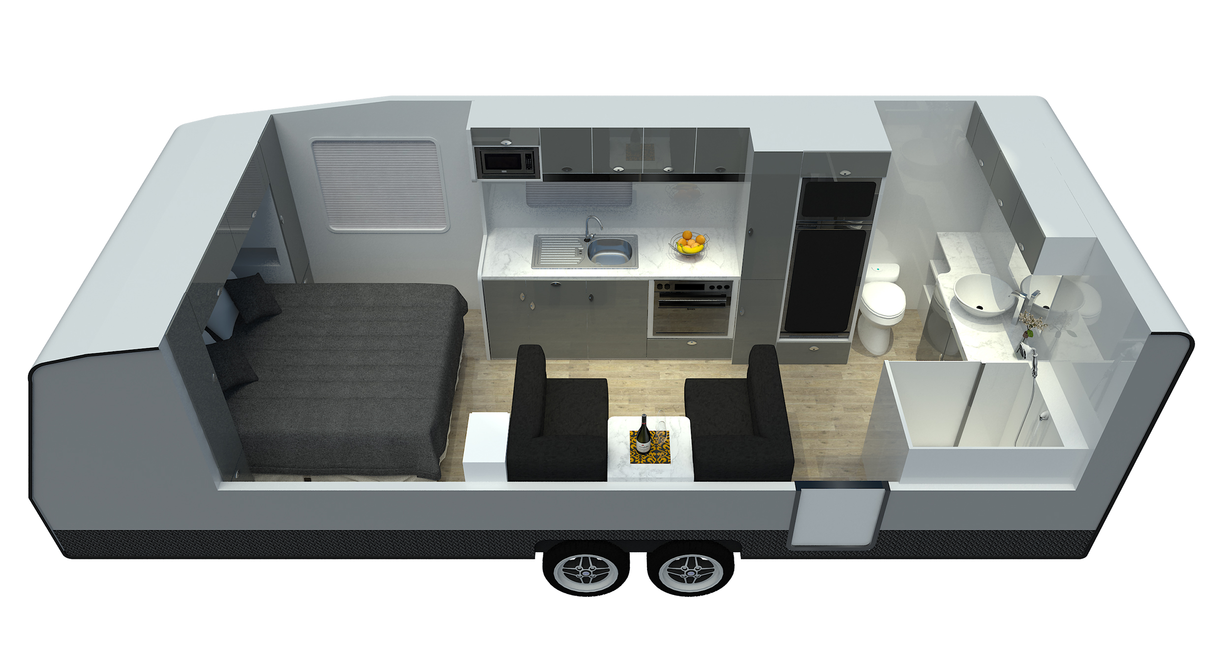 Viscount Caravans V3 floor plan 1 of 2