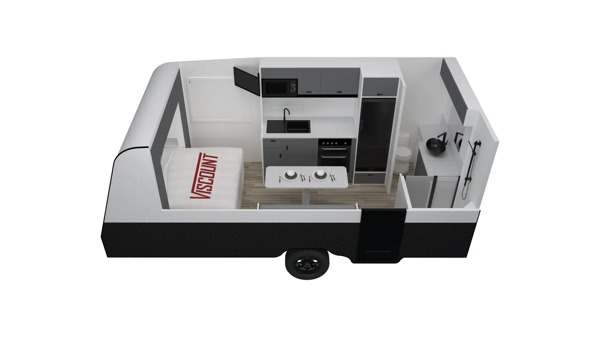 Viscount Caravans Wild Shark 1 floor plan