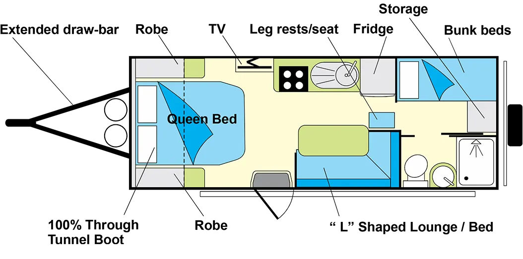 Willow RV Boab Series floorplan 1 of 8