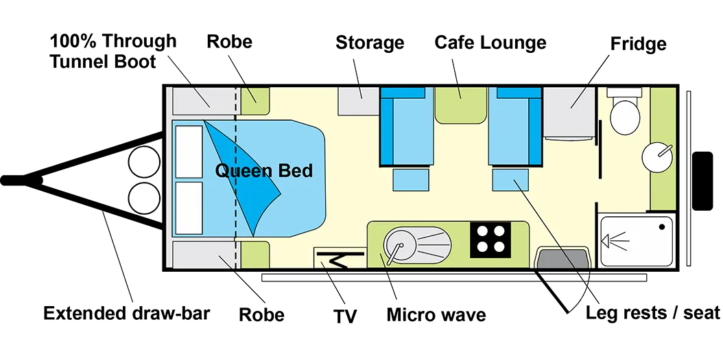 Willow RV Boab Series floorplan 2 of 8