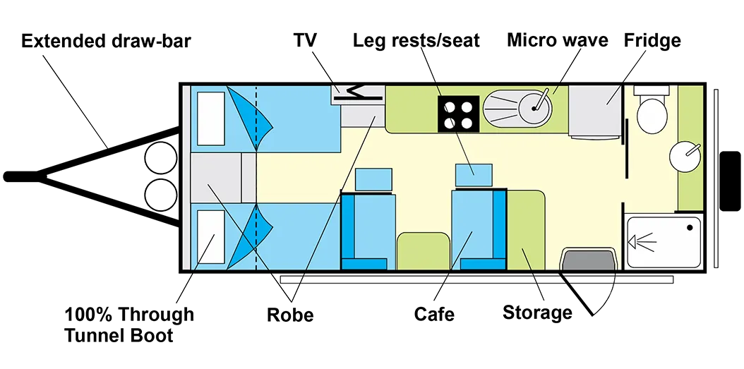 Willow RV Boab Series floorplan 4 of 8