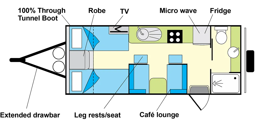 Willow RV Boab Series floorplan 7 of 8
