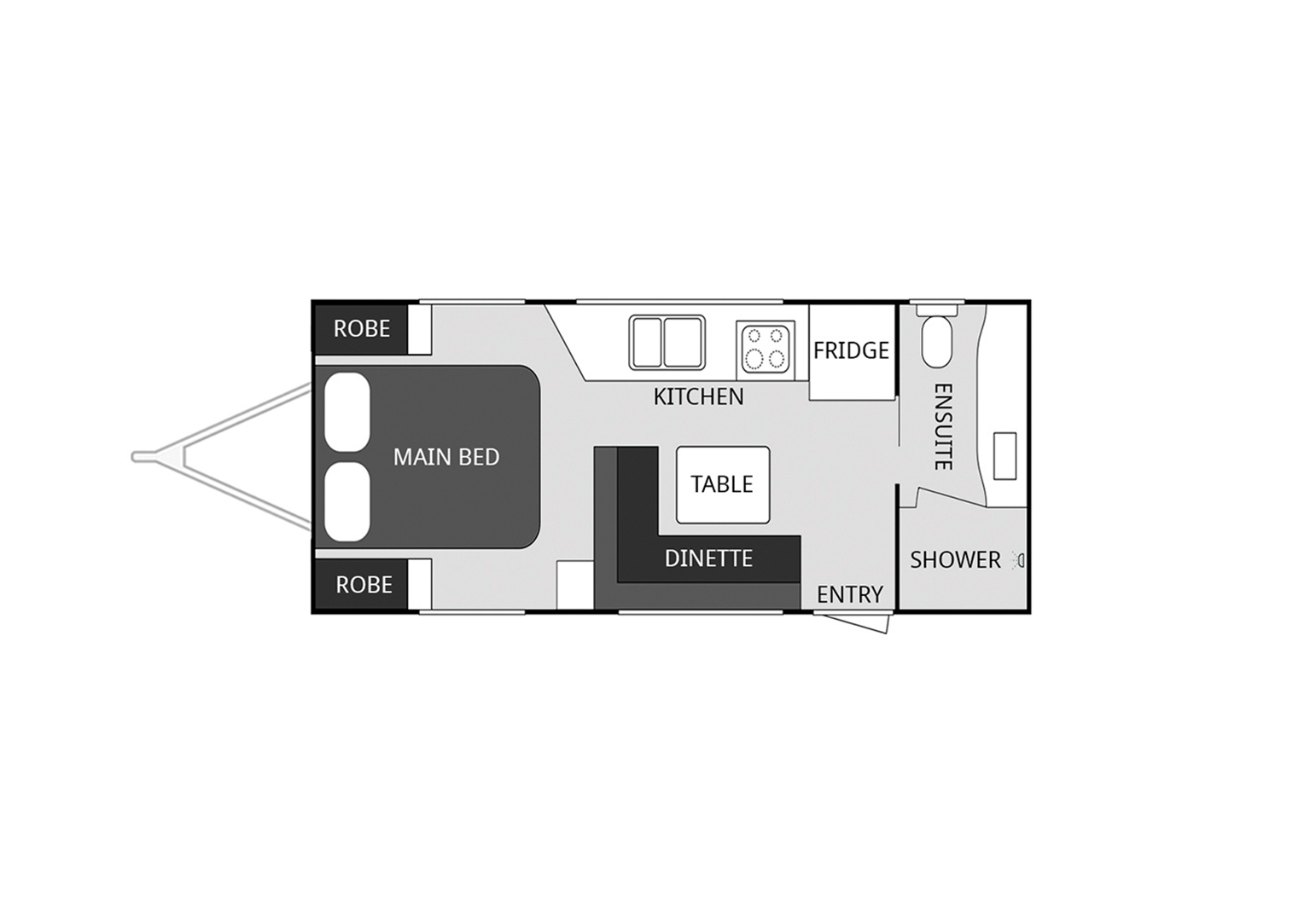 Windsor RV Australia Genesis floorplan 1 of 4