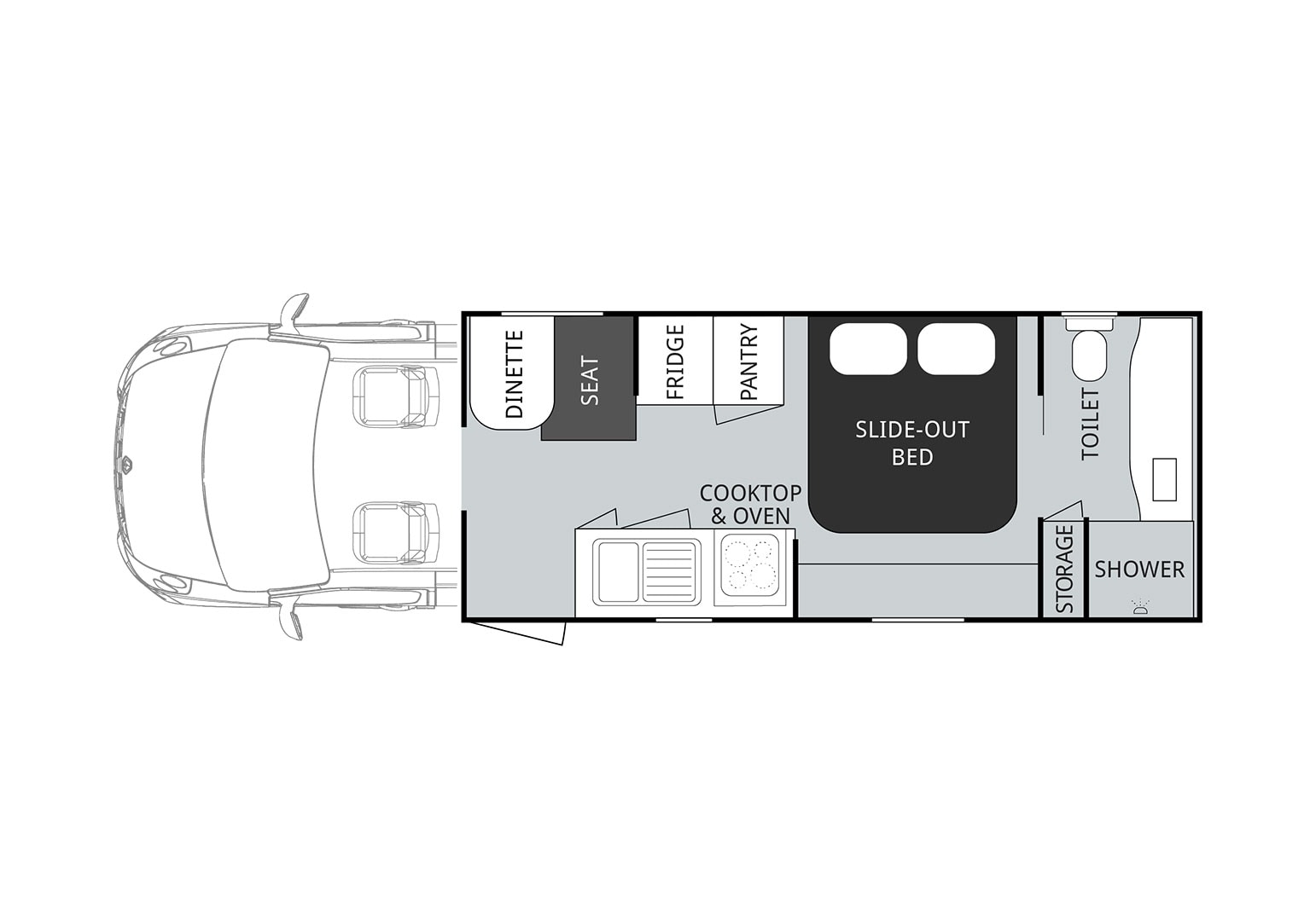 Windsor RV Australia Simpson floor plan 1 of 2