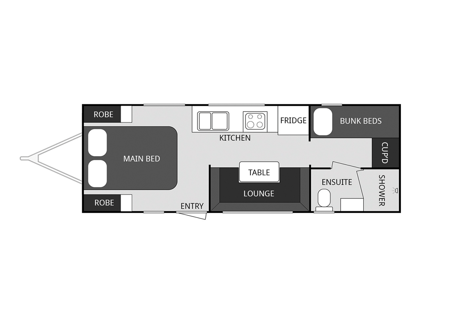 Windsor RV Australia Wild floorplan 4 of 4