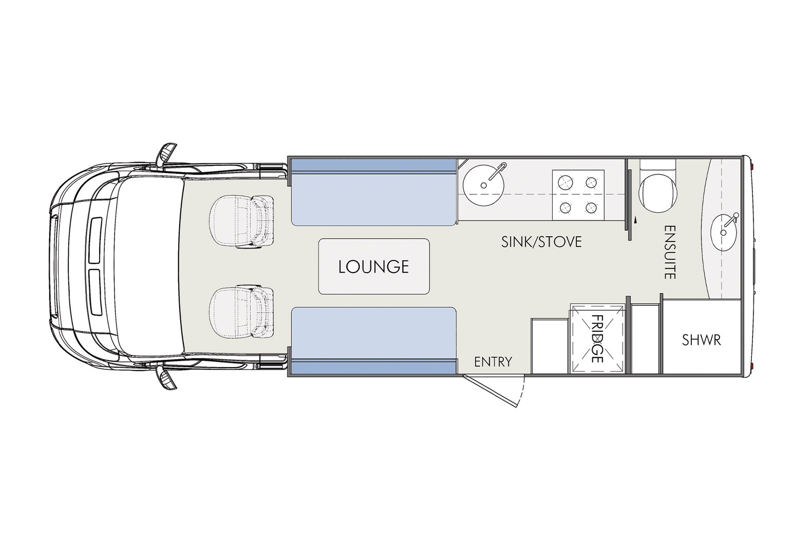Winnebago Cottesloe floor plan 1 of 2