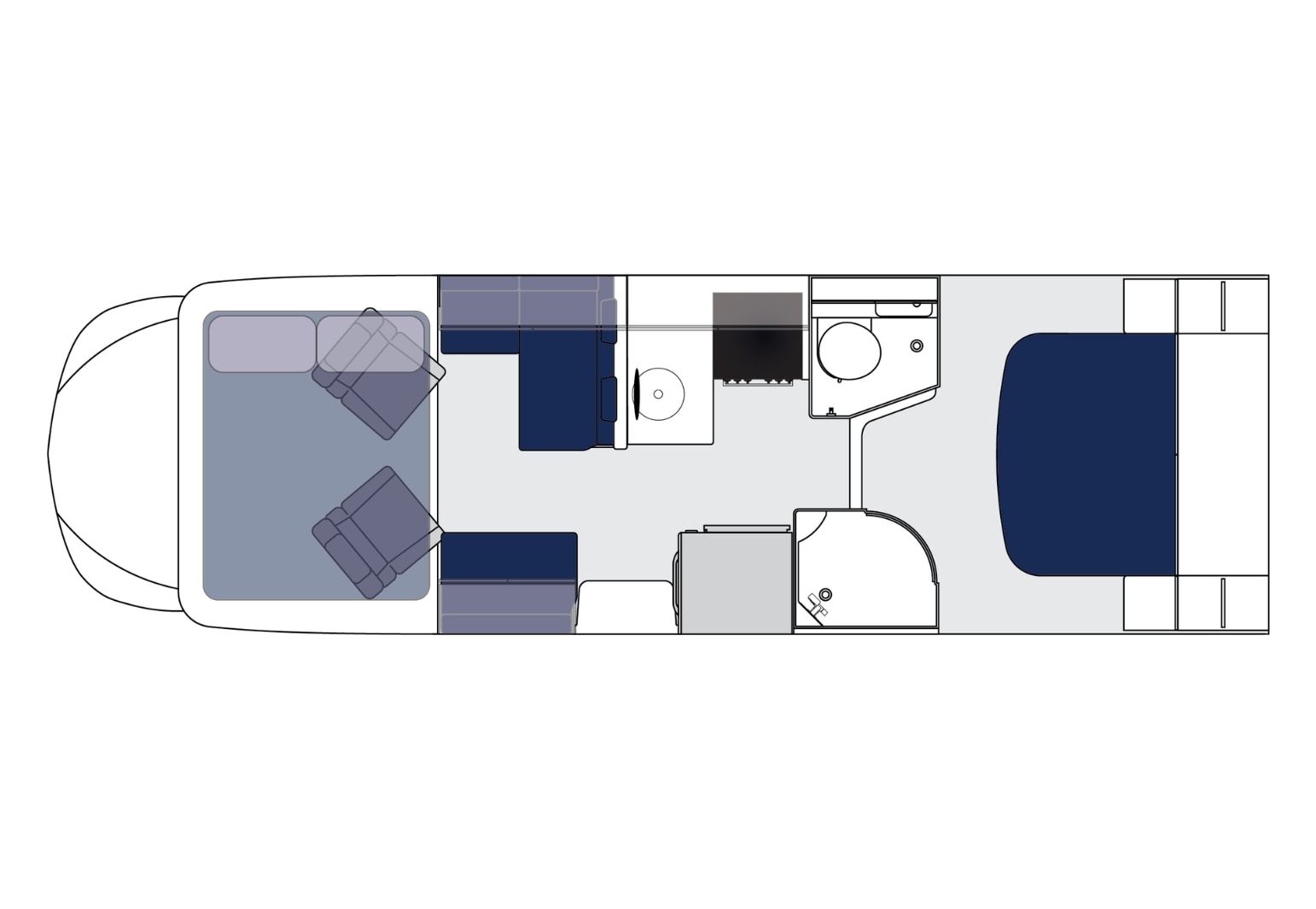Winnebago Odyssey 40I floor plan